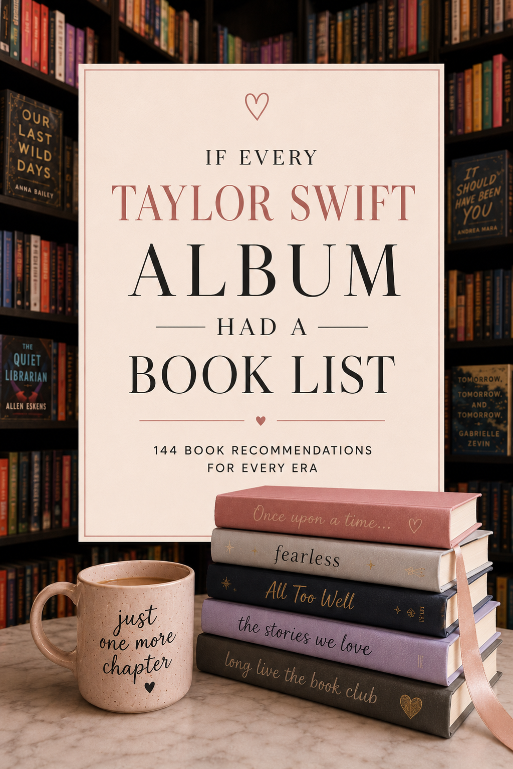 If Every Taylor Swift Album Had a 12-Book Reading List