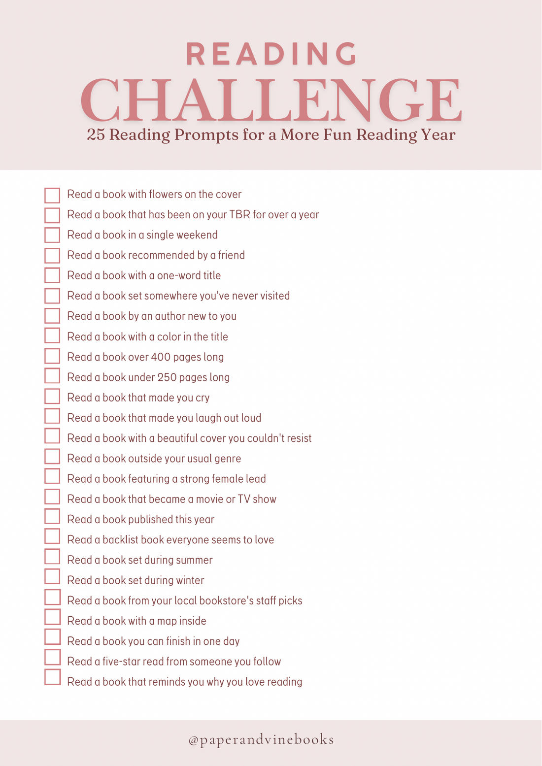 image of a challenge printable