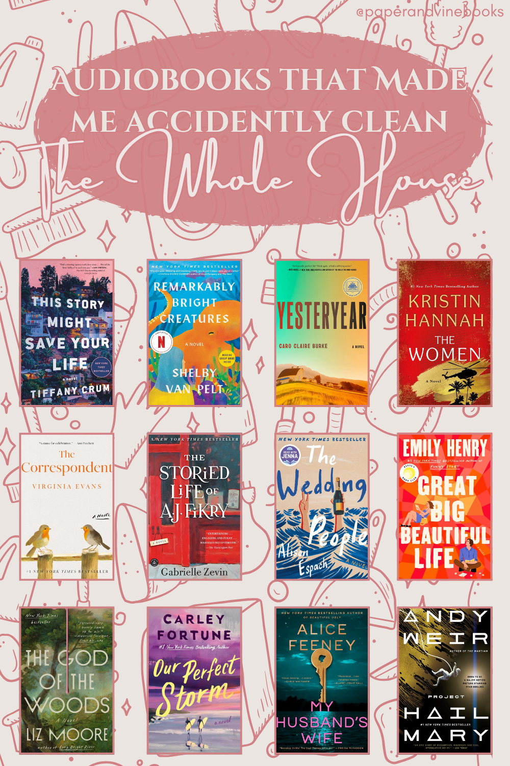The Best Audiobooks to Listen to While Cleaning