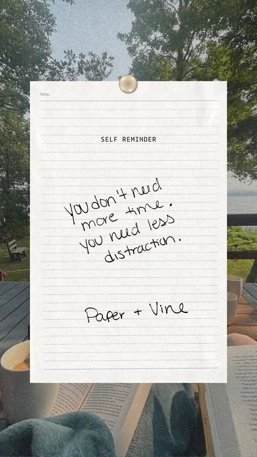 ✨ 30 Days of Daily Reminders: A Slower Way to Live, Read, and Reset Paper & Vine Book Bar