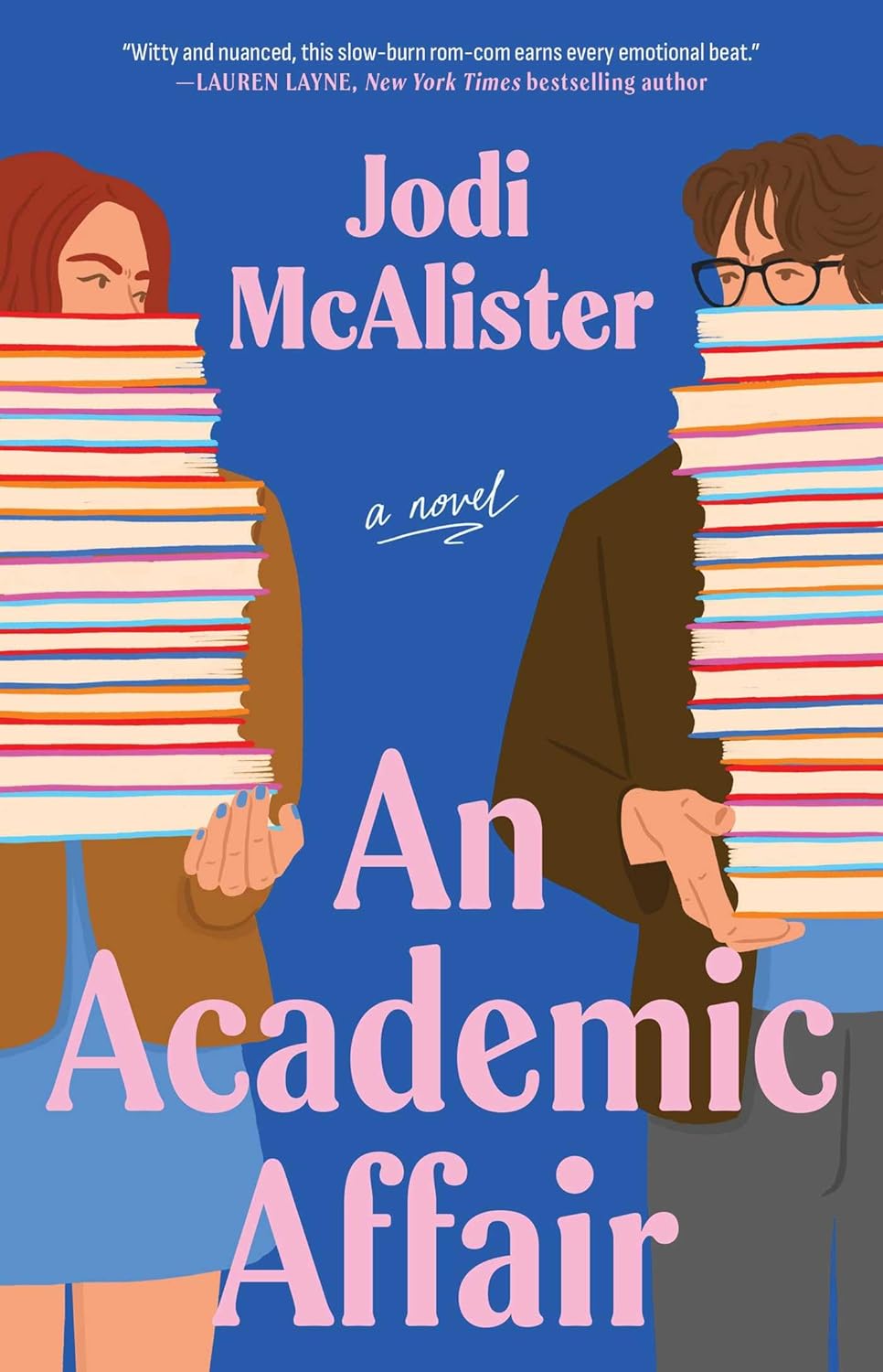 picture of a book cover of jodi mcalisters an academic affair
