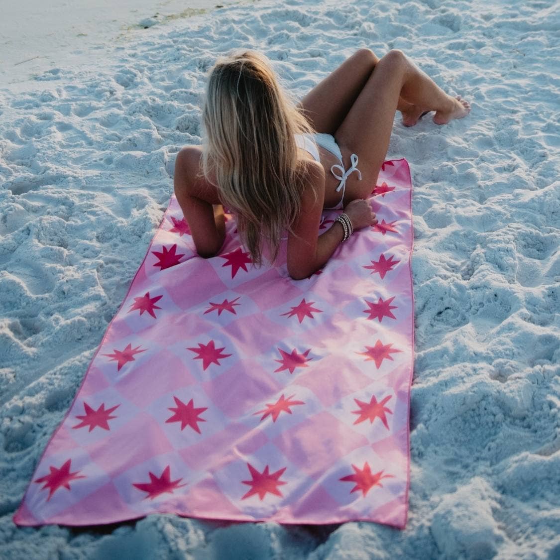 Lobster Wholesale Quick Dry Reversible Pool Towel: Pink - Paper & Vine Book Bar