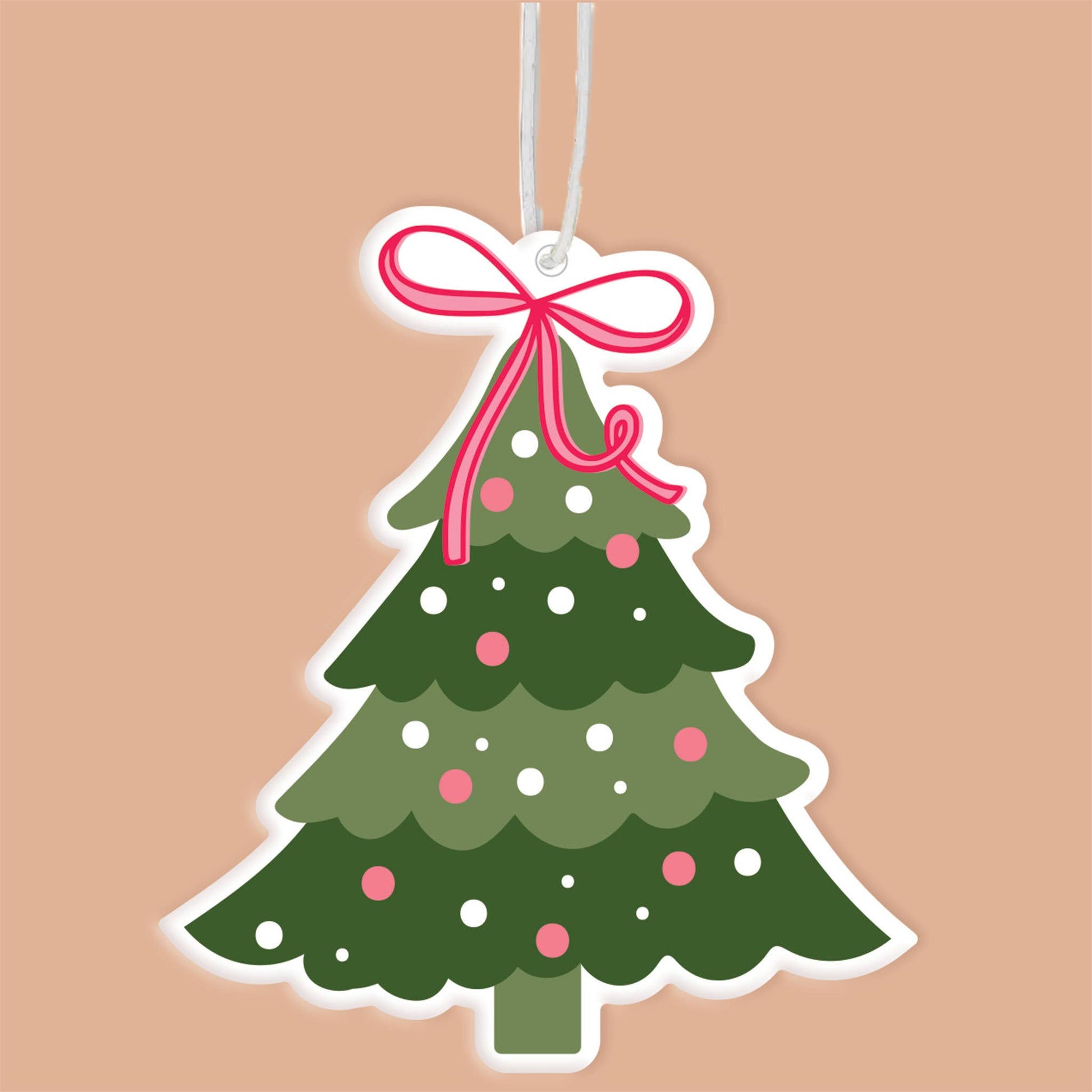 Sweet Ride Car Air Freshener-Twinkling Tree in pine scent, green, eco-friendly, long-lasting fragrance for vehicles