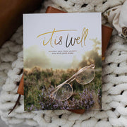 It Is Well | Anxiety Study guidebook, calming blue cover, self-help mental health resource