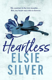 Heartless product: minimalist design, bold typography, black-on-white styling, premium finish.