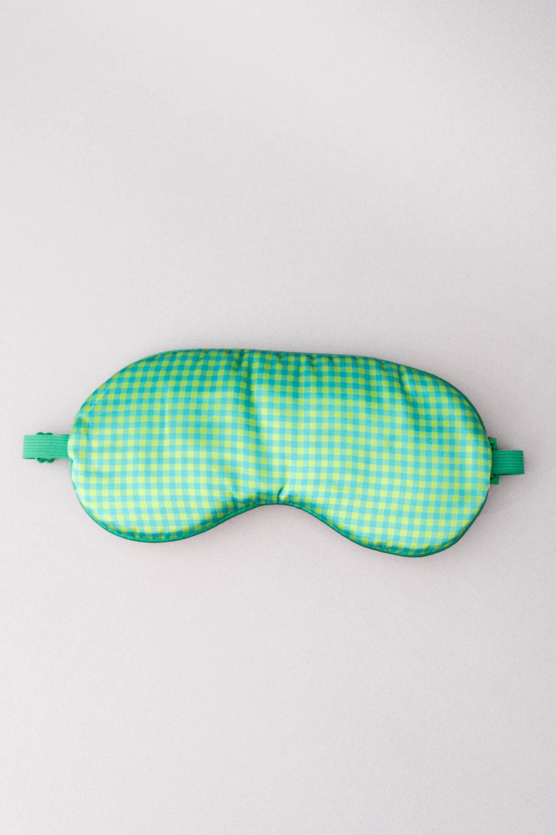 Getaway Eye Mask, Patchwork design - soft, breathable sleep mask for travel and restful nights.
