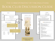 The Correspondent: Book Club Guide Printable - Virginia Evans