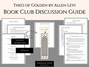Theo of Golden: Book Club Guide Printables- Allen Levi - Paper & Vine Book Bar