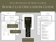 Wild Reverence : Book Club Guide Printable - Rebecca Ross