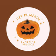 Hey Pumpkin! Mini Pumpkin Hair Clip | Halloween