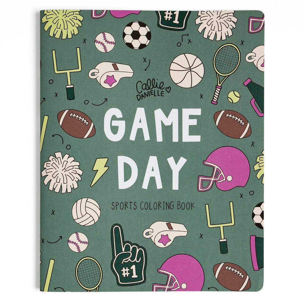 Game Day Sports-Themed Coloring Book