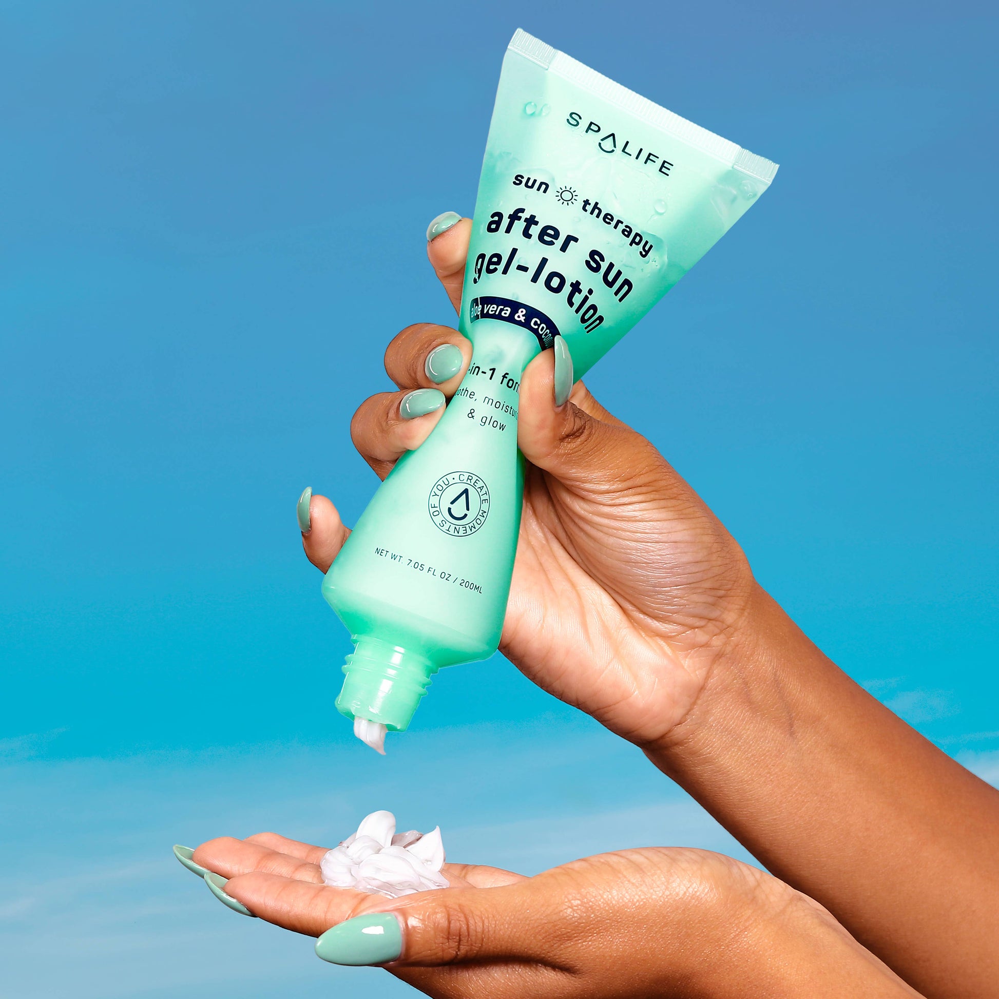 After Sun Gel-Lotion 2 in1 Formula Aloe Vera & Coconut Oil - Paper & Vine Book Bar