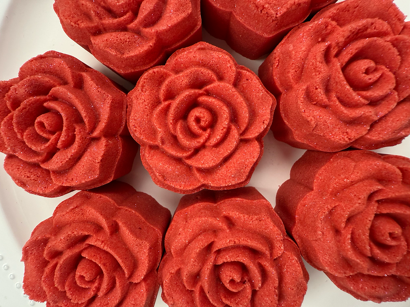 Rose Mini Bath Bomb - Paper & Vine Book Bar