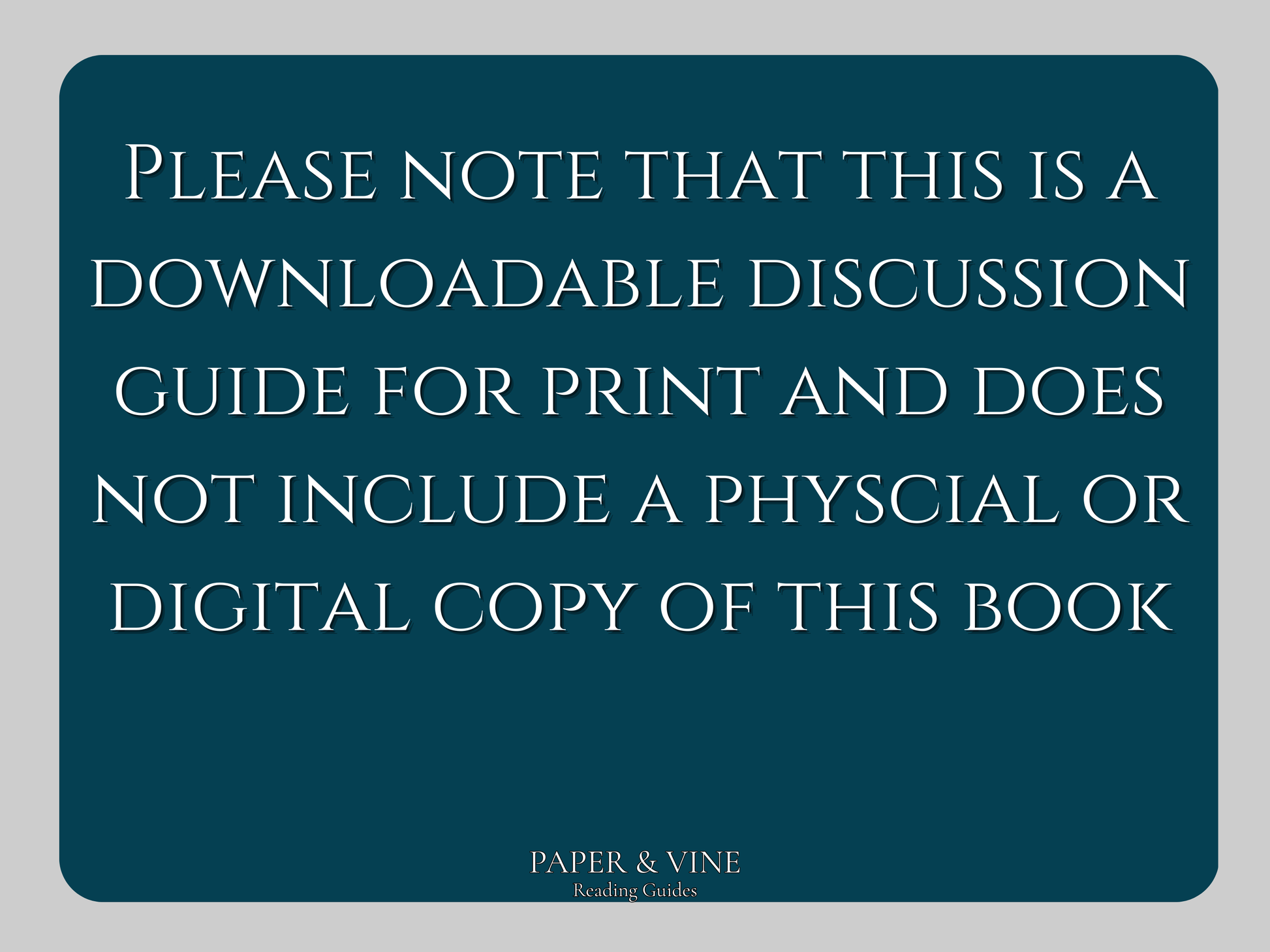 My Husband's Wife: Book Guide Printable - Alice Feeney - Paper & Vine Book Bar