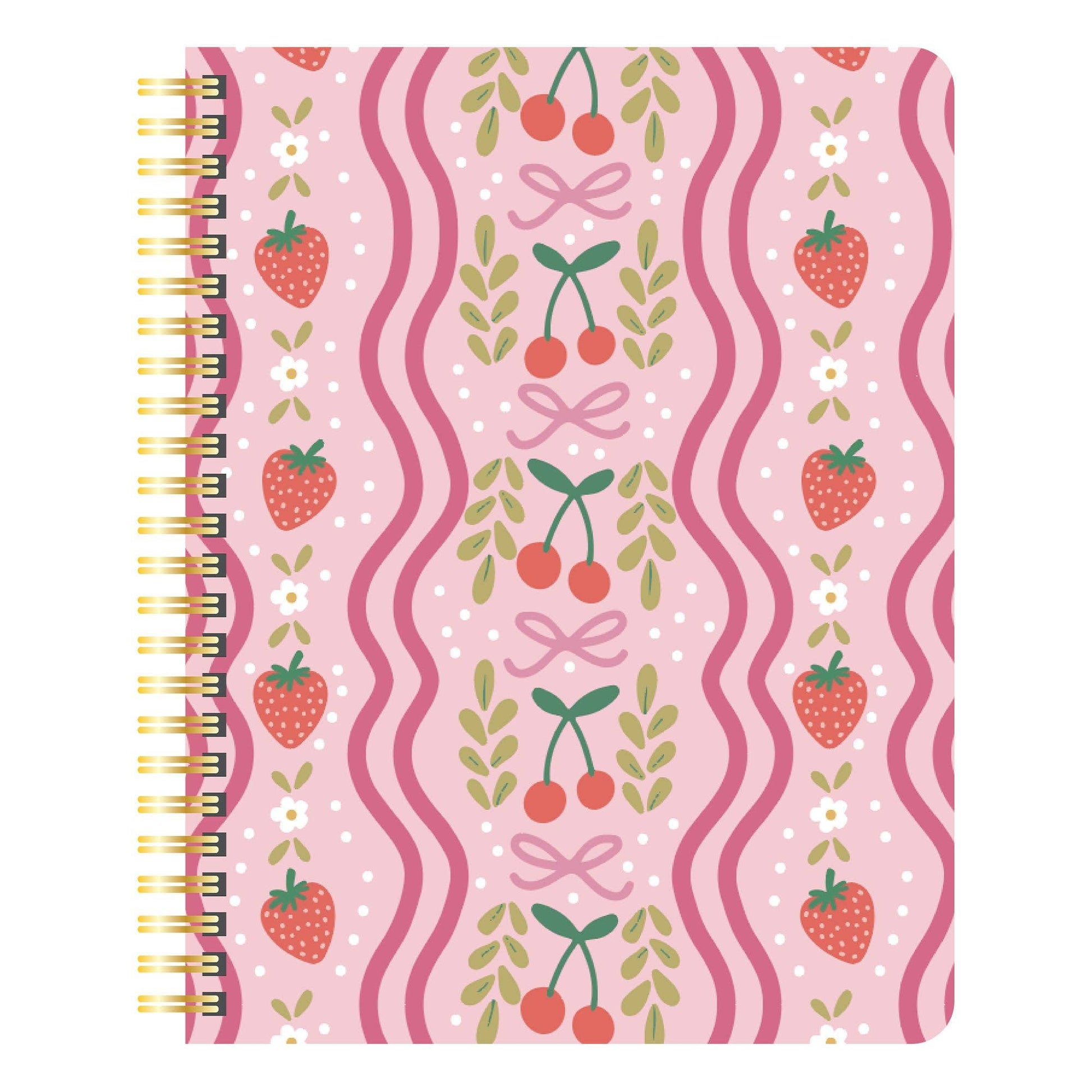 Berries & Bows Spiral Notebook - Paper & Vine Book Bar