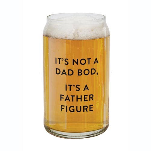 "Father Figure" Beer Can Glass