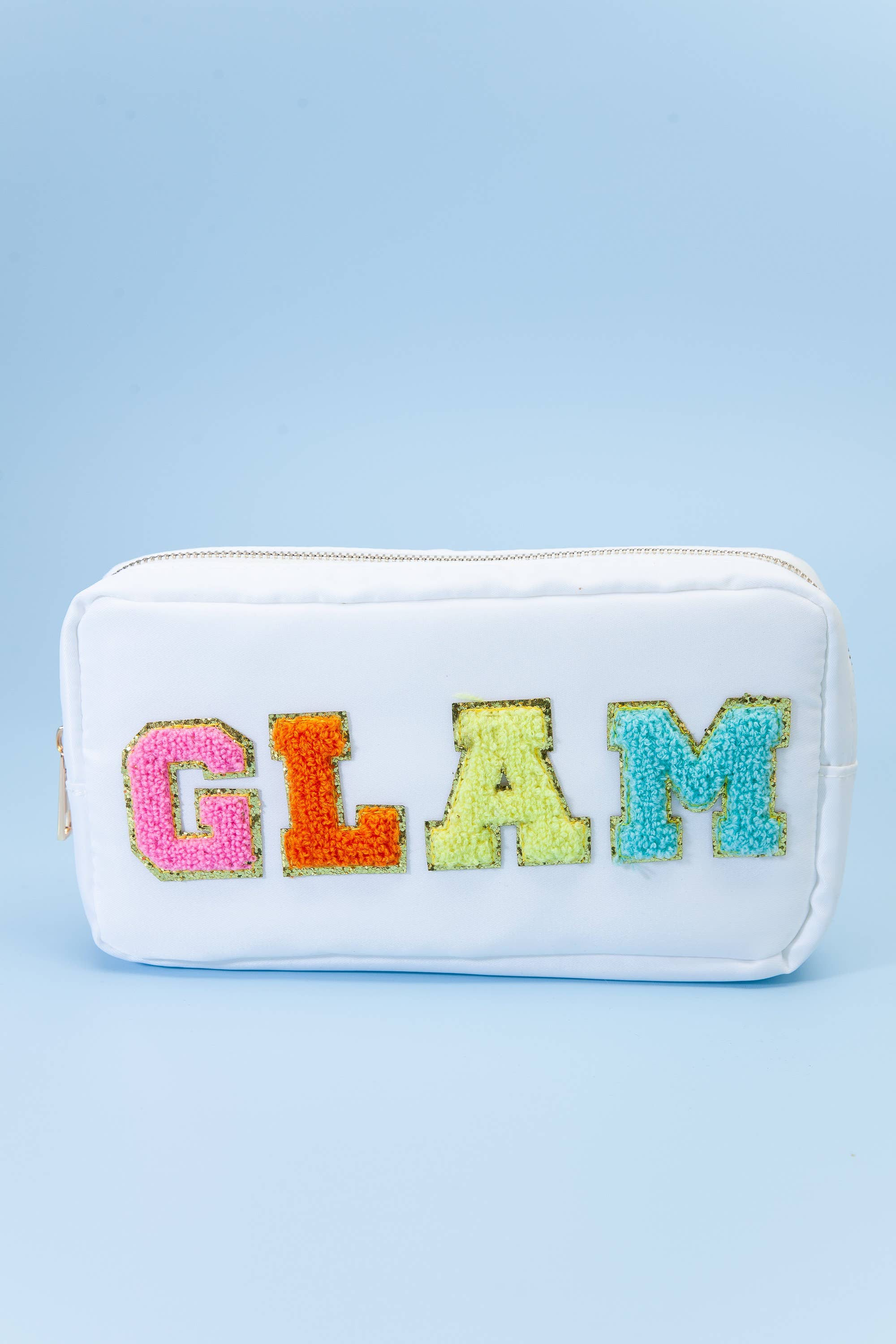 Glam Cosmetic Bag- White