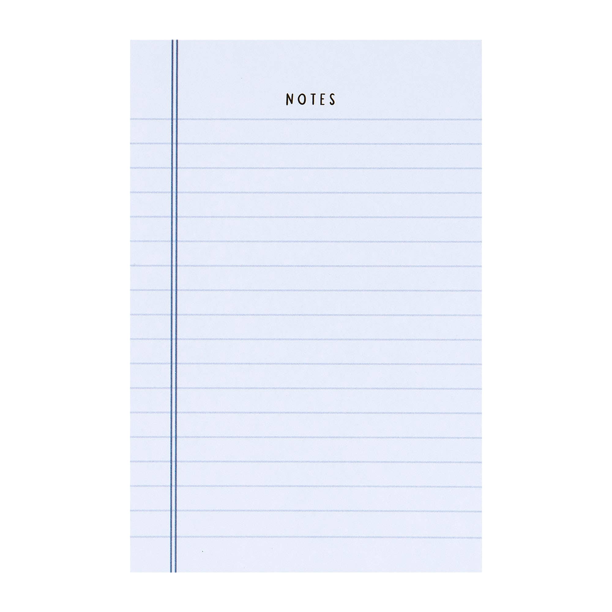 Blue Notes 4x6 Notepad