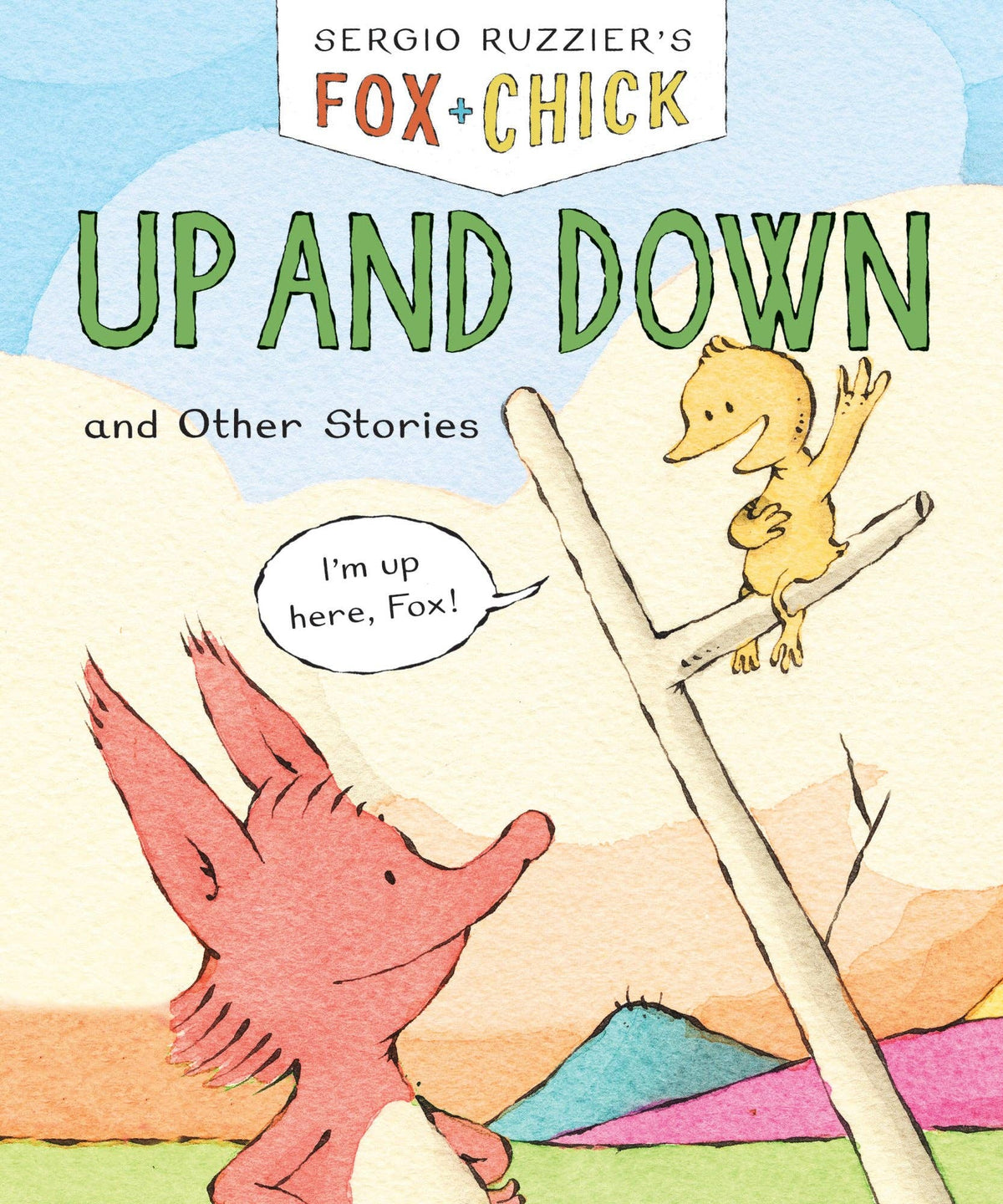Fox & Chick: Up and Down children's book, colorful hardcover, engaging animal story for preschoolers