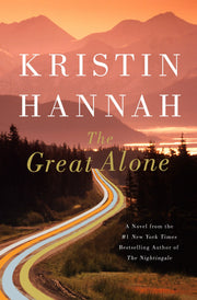 Buy Great Alone hardcover book, best-selling adventure novel, vivid blue cover, 368 pages