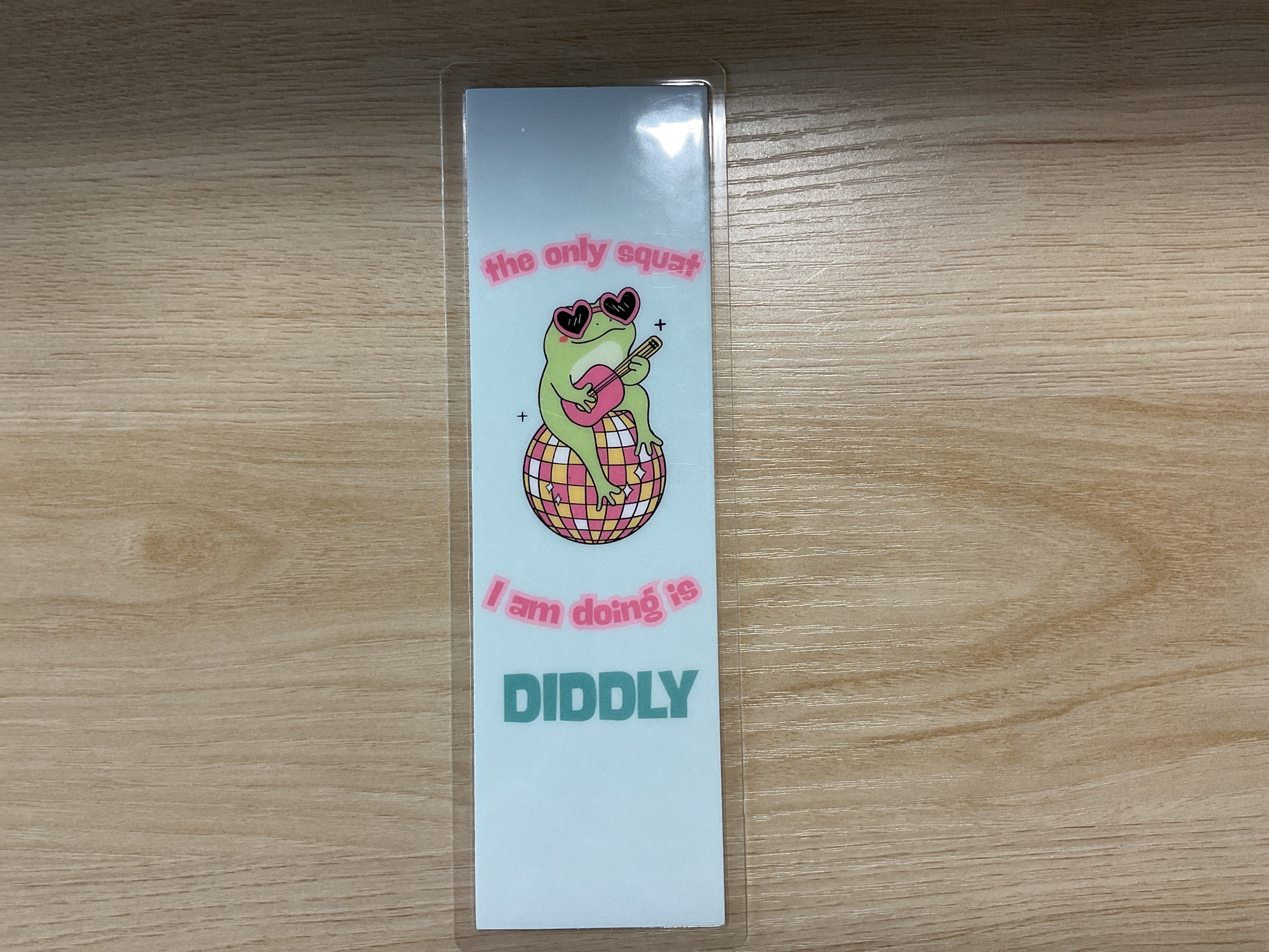 Diddly Squat Frog Bookmark