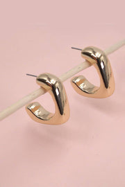 Balloon Square Hoop Earrings