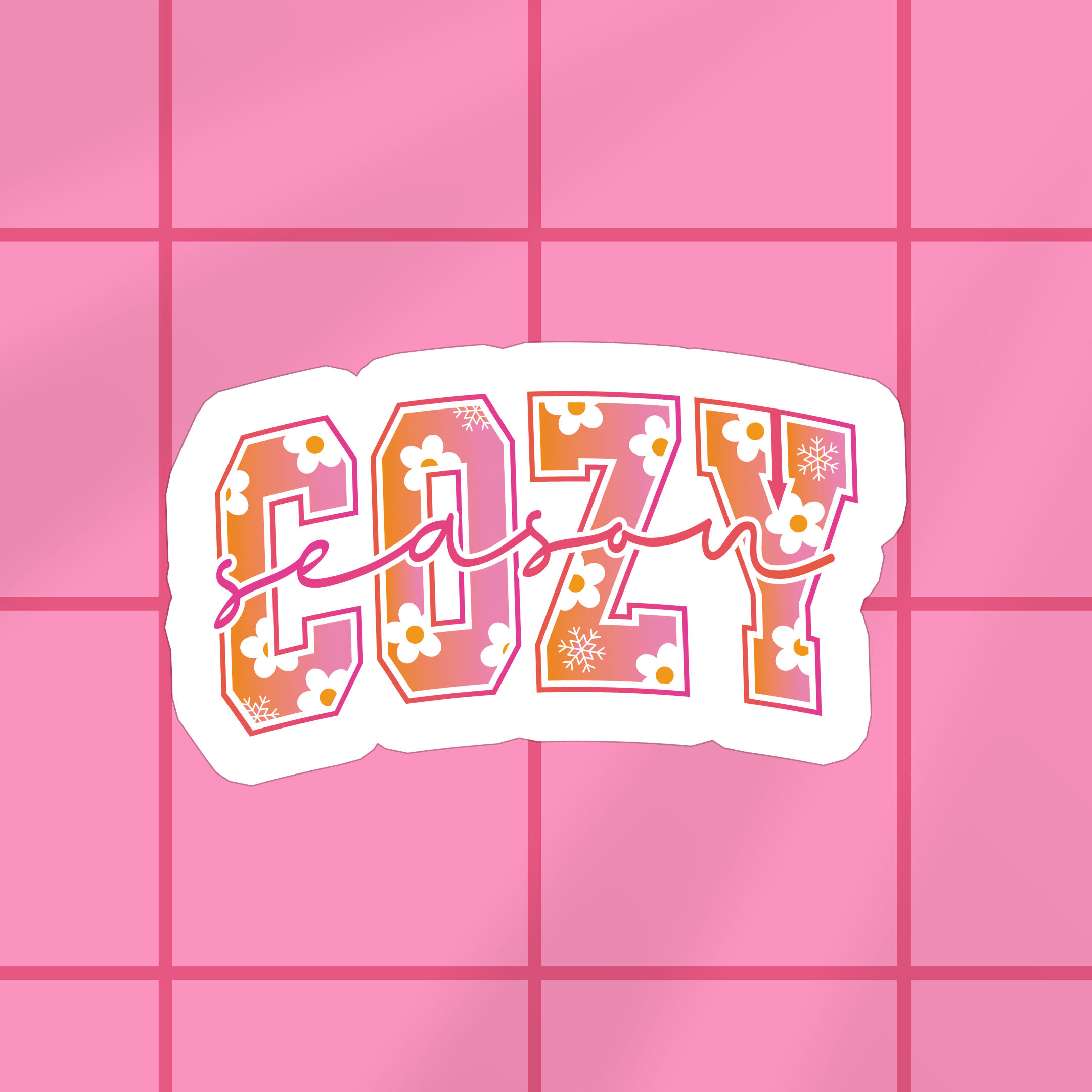 Cozy Season Vinyl Sticker