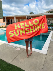 Hello Sunshine - Quick Dry Towel