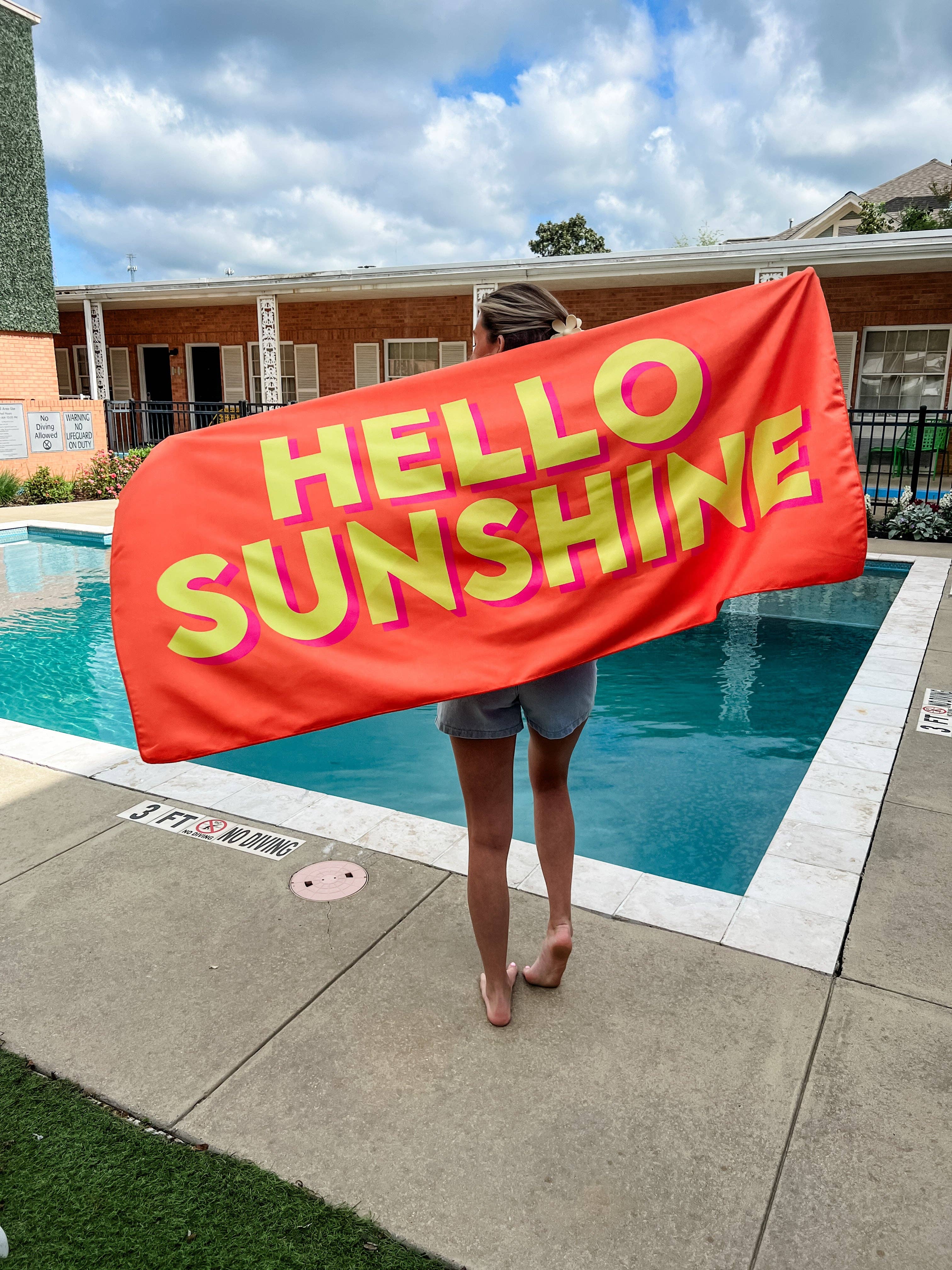 Hello Sunshine - Quick Dry Towel