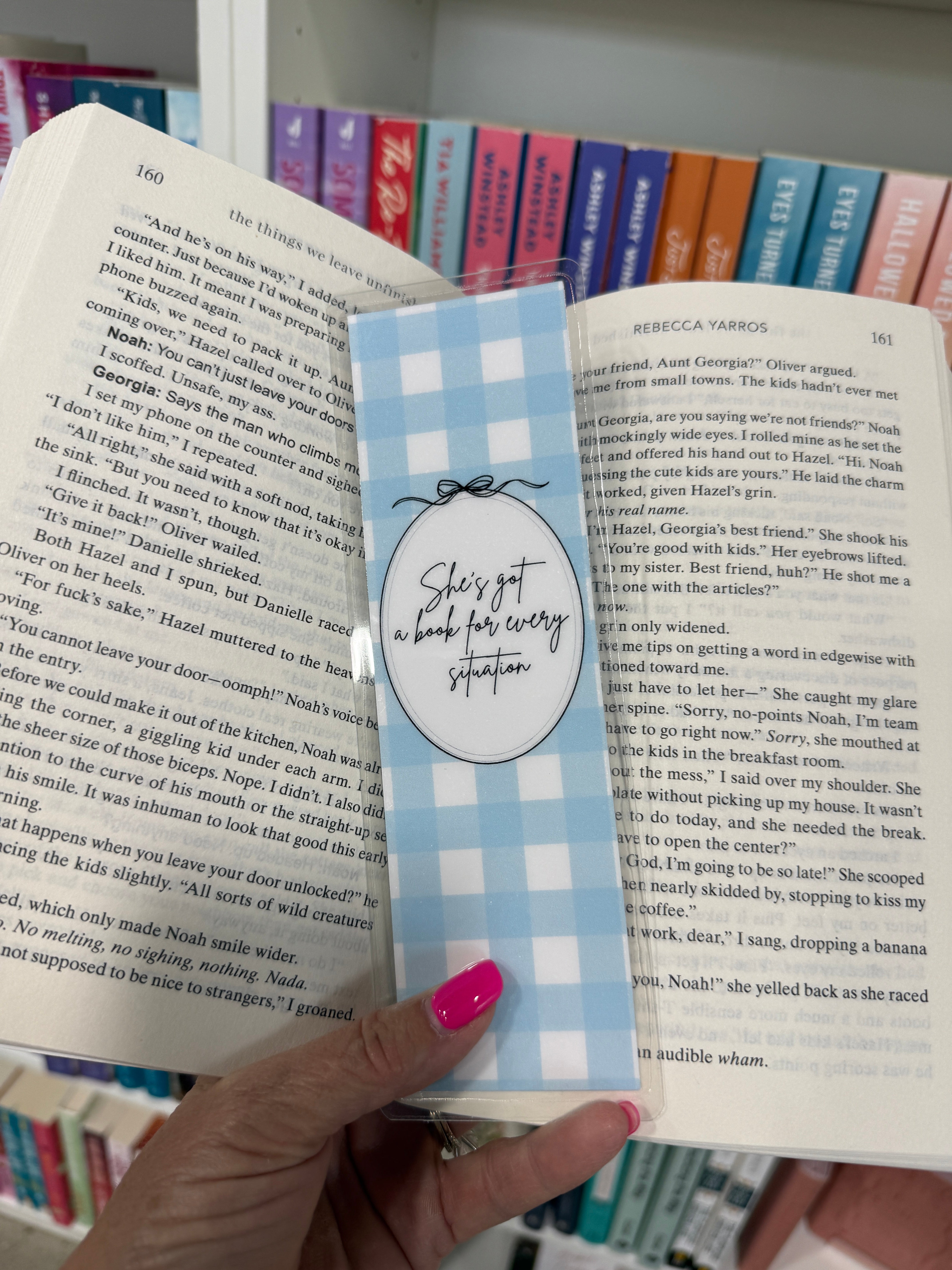 She's Got a Book for Every Situation Bookmark