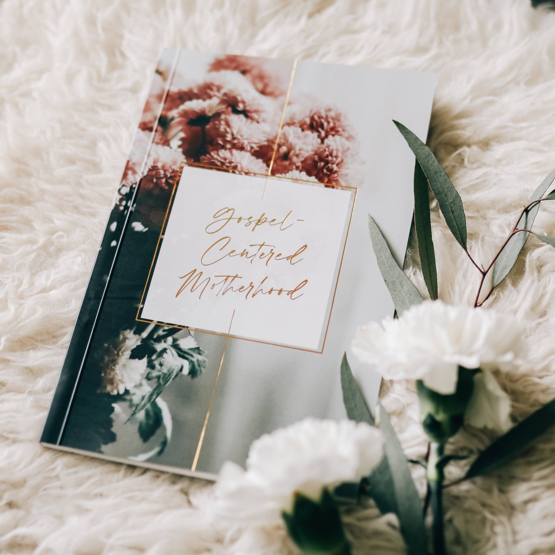 Gospel-Centered Motherhood book, inspirational guide for Christian moms, hardcover, family-focused spirituality