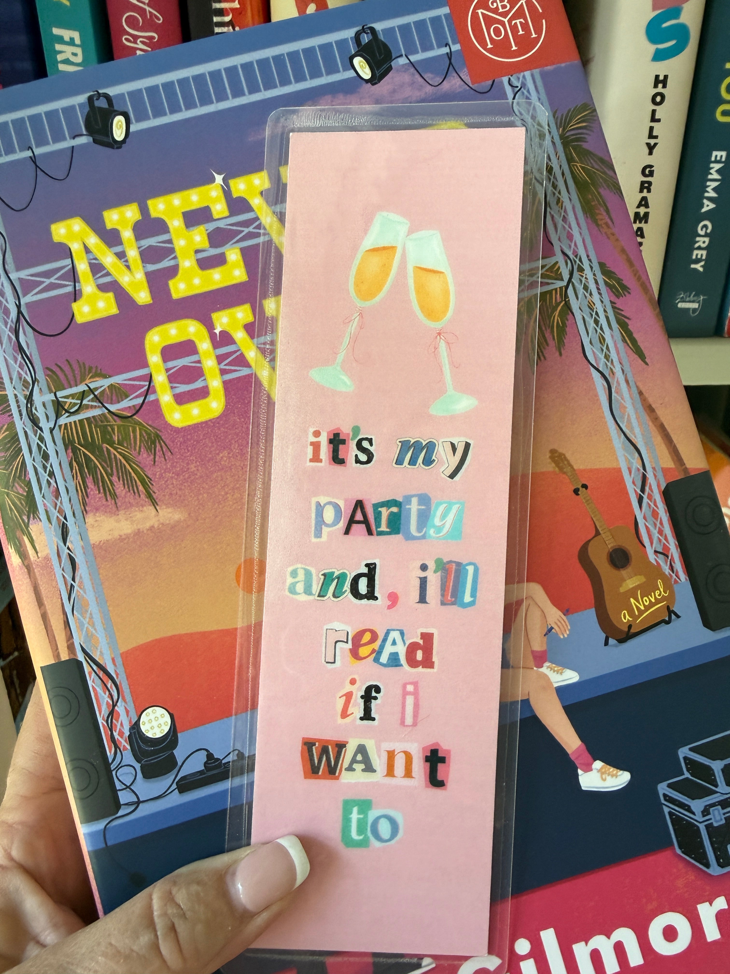 It's My Party Bookmark