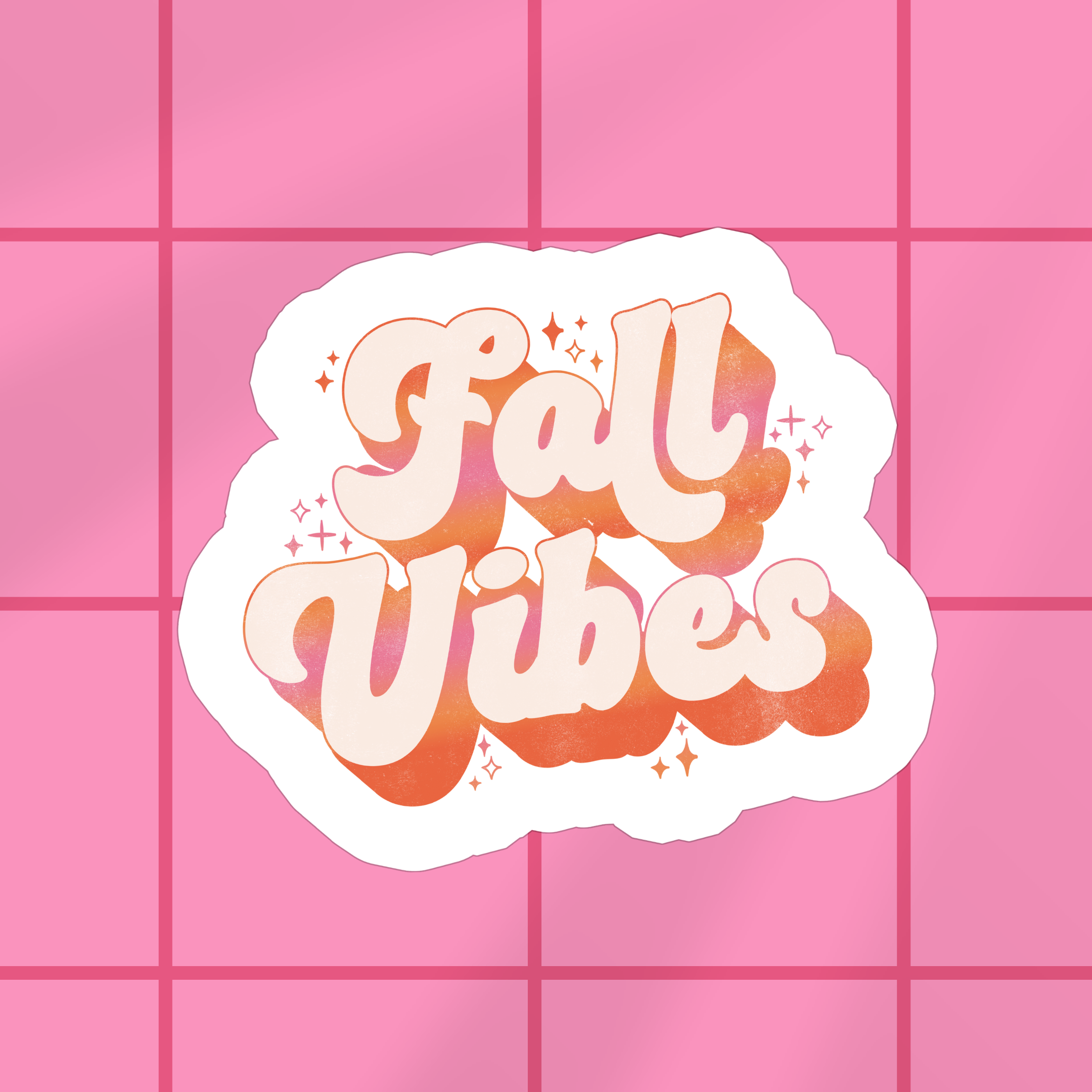Fall Vibes Autumn Sticker
