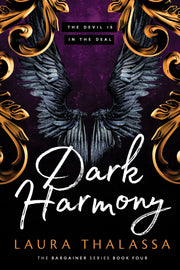 Dark Harmony: sleek perfume bottle with deep ebony glass and black cap, luxurious mysterious floral-woody fragrance.