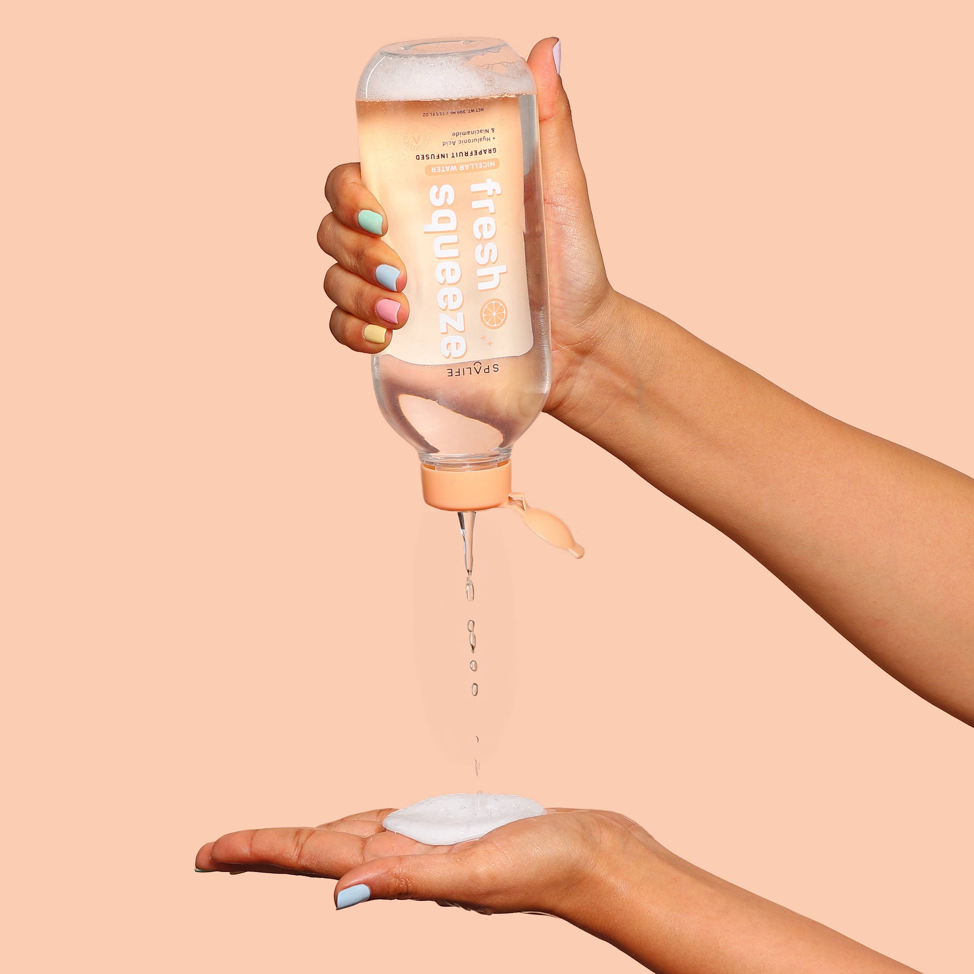 Buy Fresh Squeeze Micellar Cleansing Water - Grapefruit infused for gentle, refreshing facial cleansing, 200ml bottle