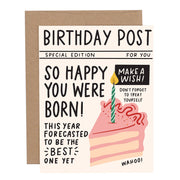 Birthday Post Greeting Card