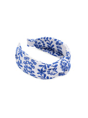 ATHENA KNOTTED HEADBAND,BLUE