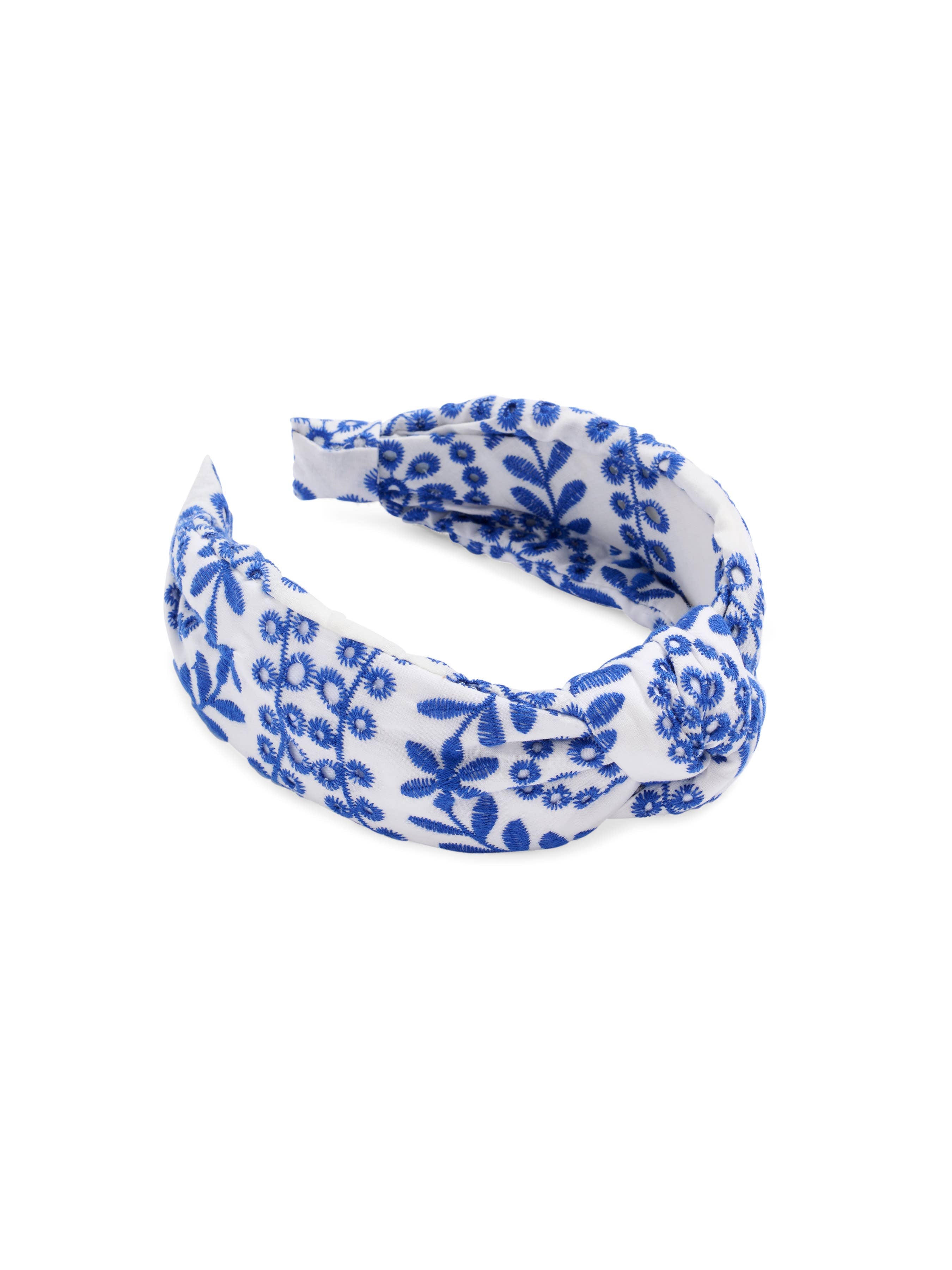 ATHENA KNOTTED HEADBAND,BLUE