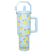 Zesty Lemons Wholesale 38 Oz Tumbler Cup College Grad Gift: Light Blue