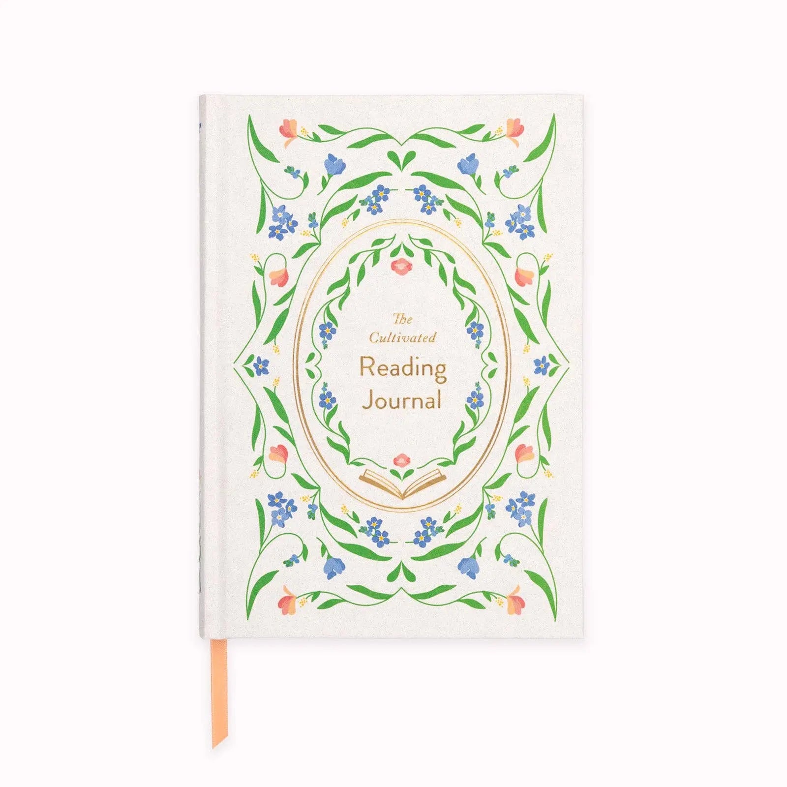 Leather-bound The Cultivated Reading Journal in burgundy, A5 size for avid readers and note-takers