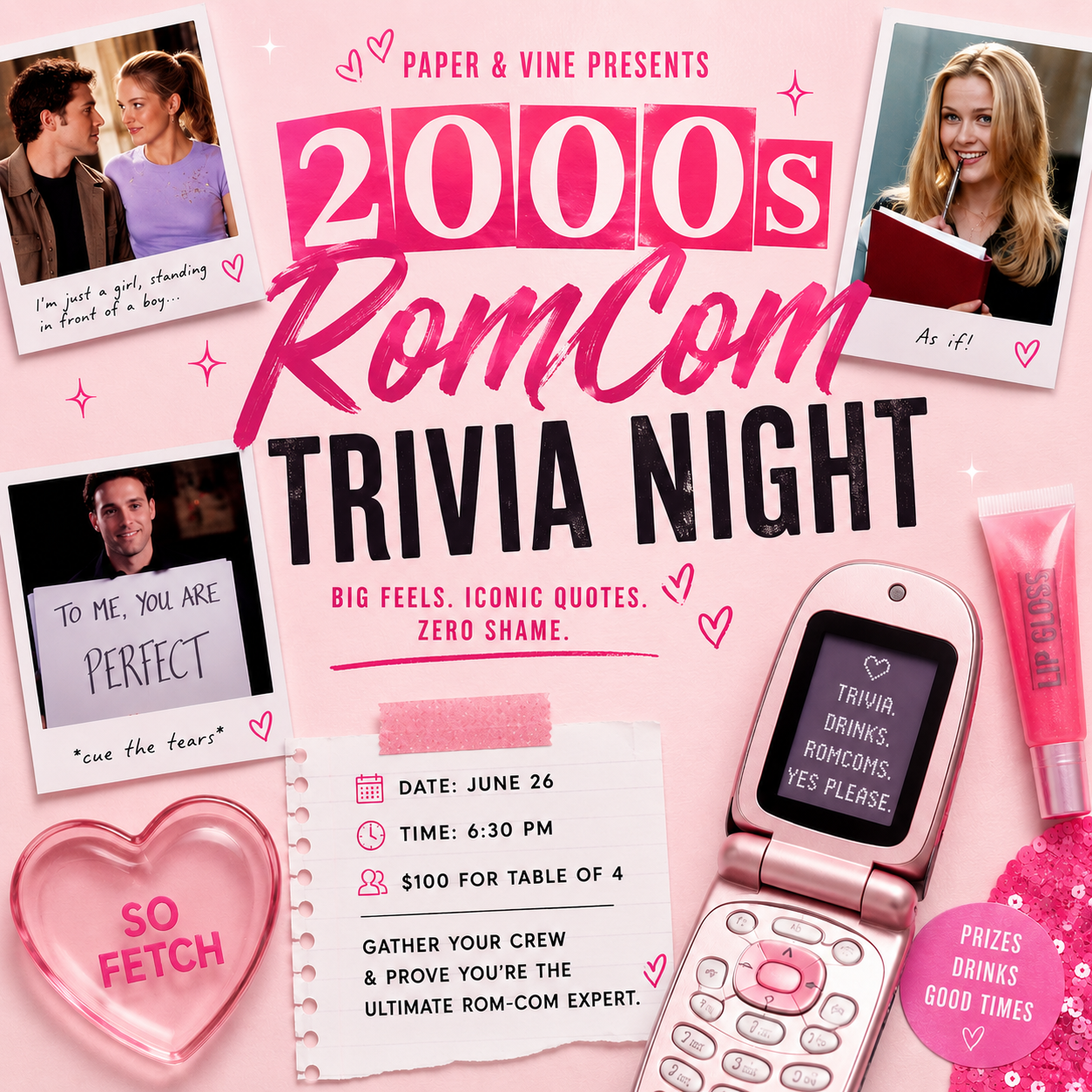 2000s Rom Com Trivia