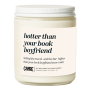 Hotter Than Your Book Boyfriend Candle: Standard