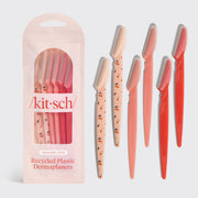 Recycled Plastic Dermaplaners 6pc Set - Asstd Cherry Blossom - Paper & Vine Book Bar