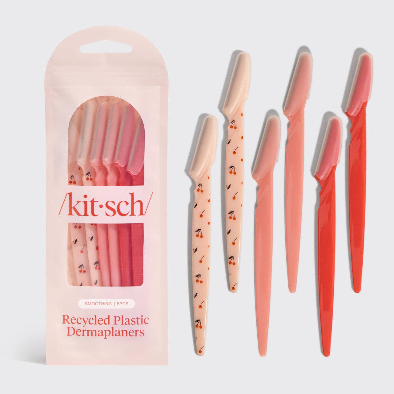 Recycled Plastic Dermaplaners 6pc Set - Asstd Cherry Blossom - Paper & Vine Book Bar