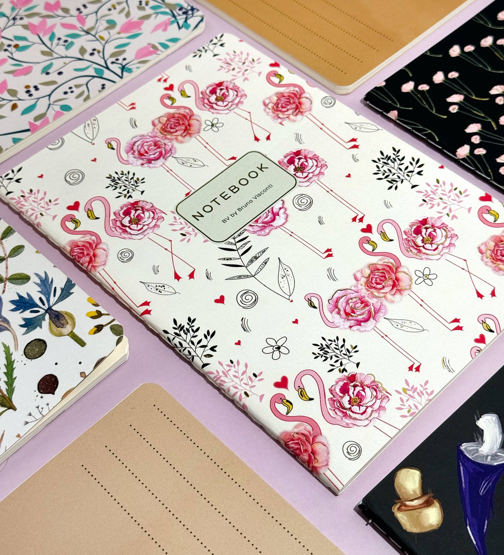 Flamingo  Notebook - Paper & Vine Book Bar