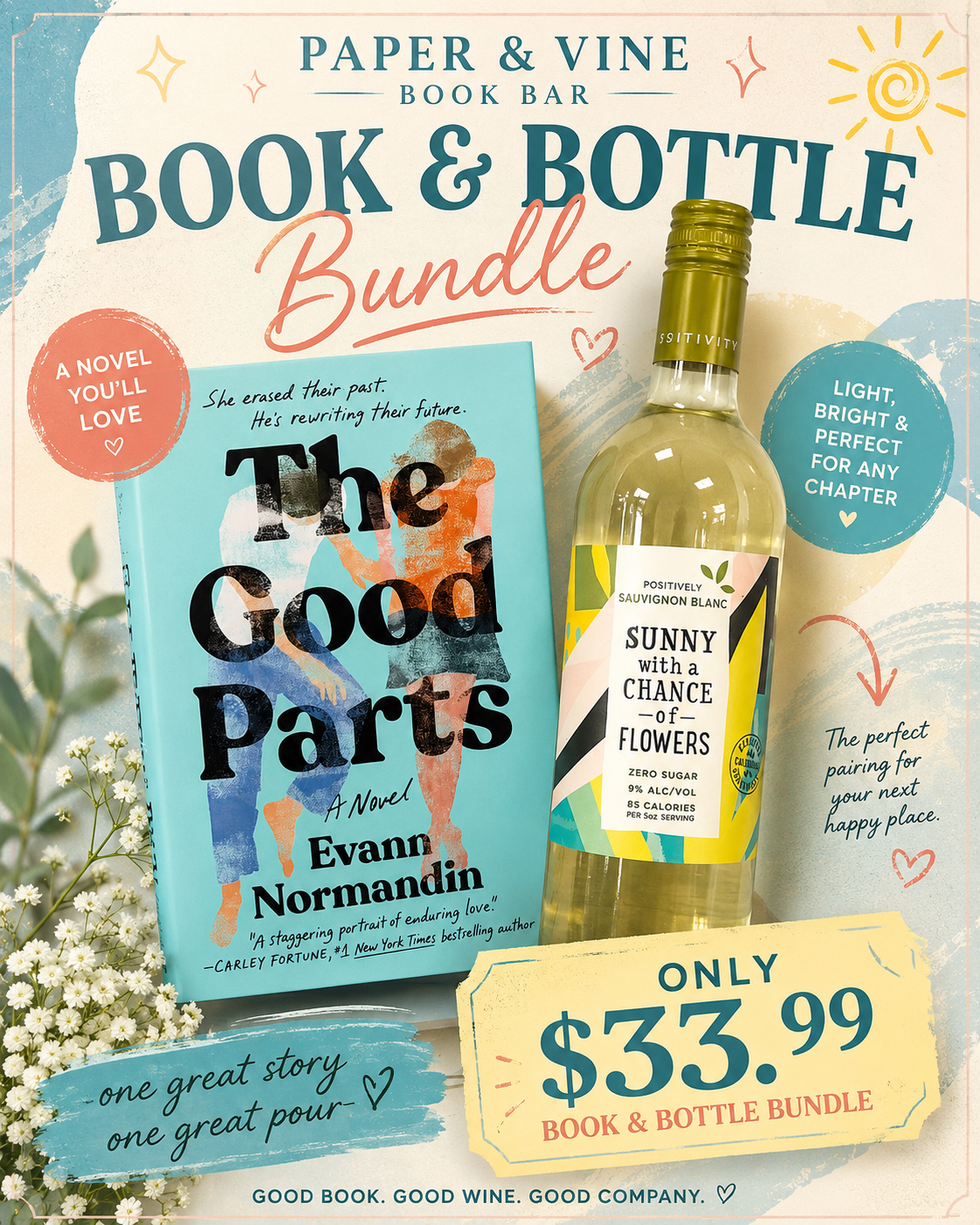 September Book & Bottle Club