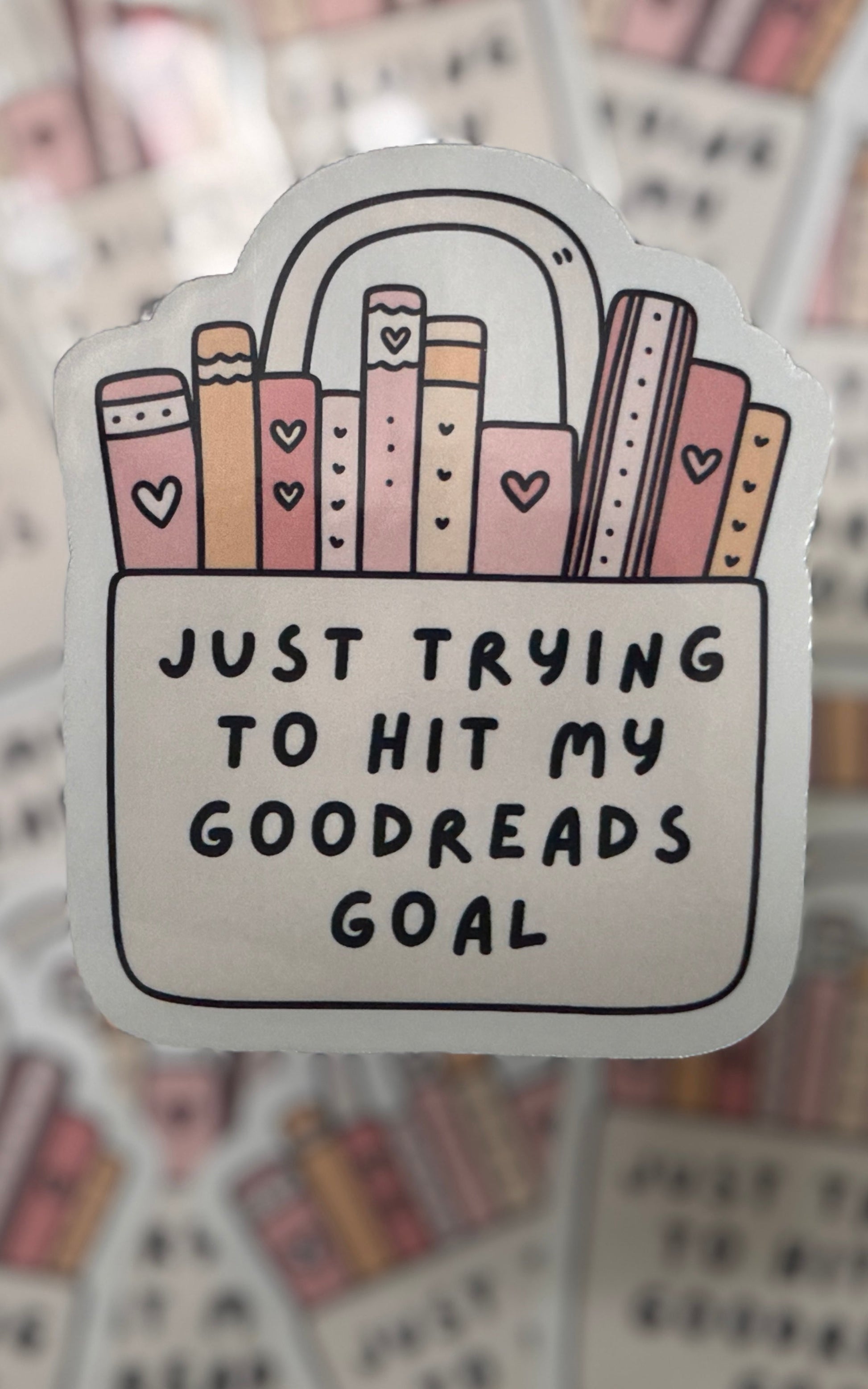 Trying to Hit My Goodreads Goal Paper & Vine Book Bar