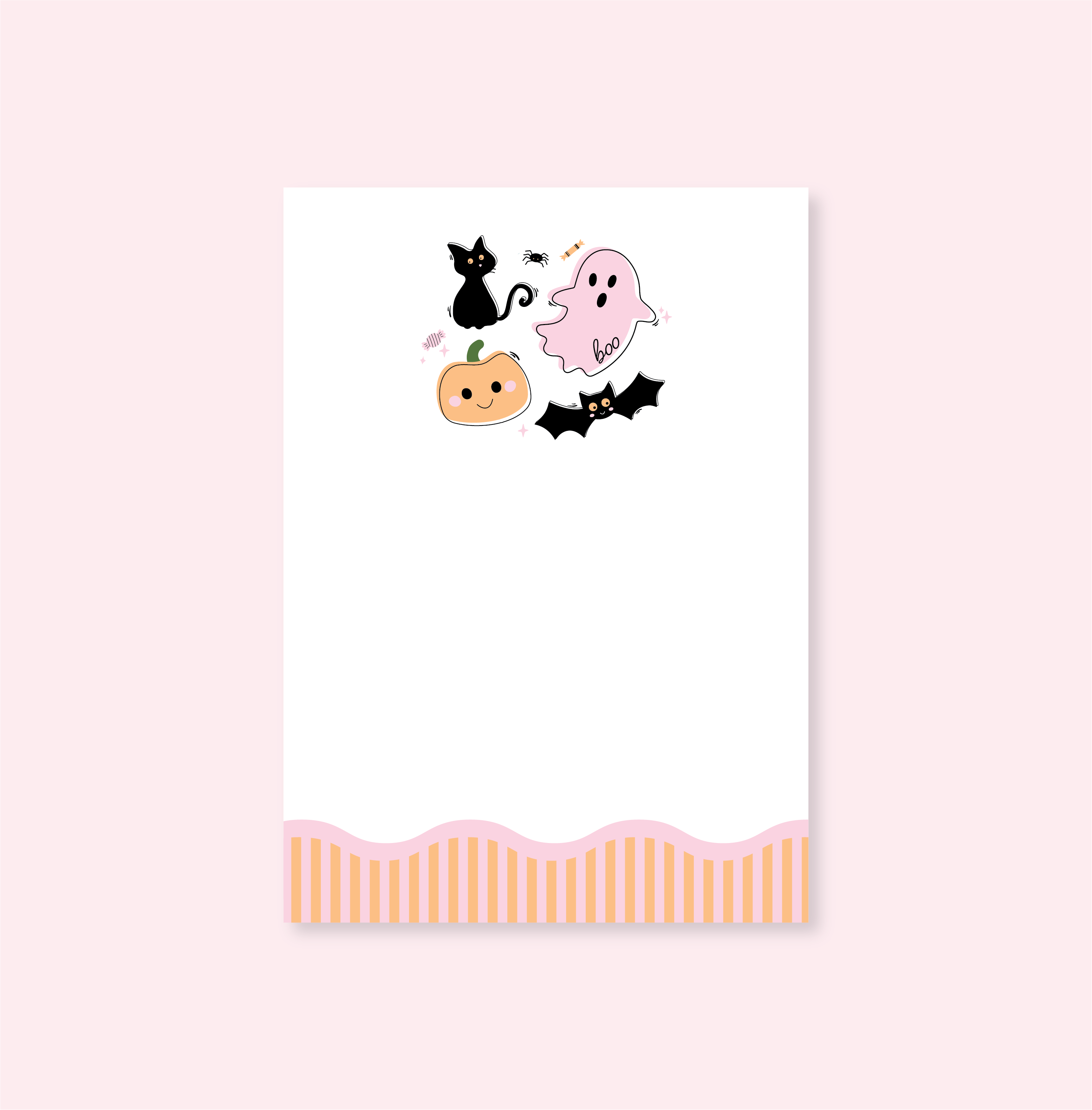 Boo Crew Halloween Notepad and List pad