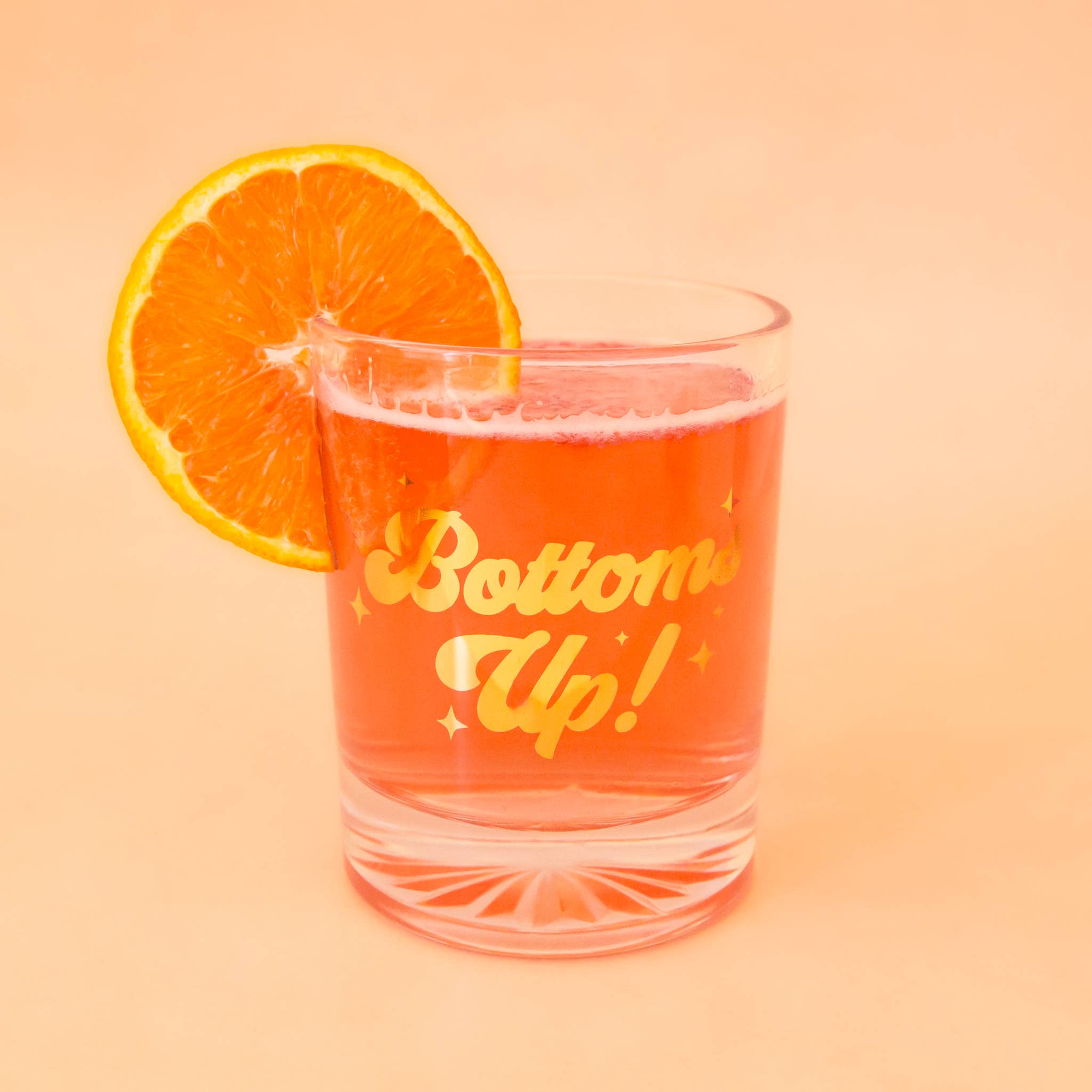 Gold Bottoms Up! Tumbler