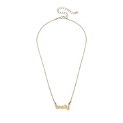 Mahj Ball Chain Necklace in Shiny Gold